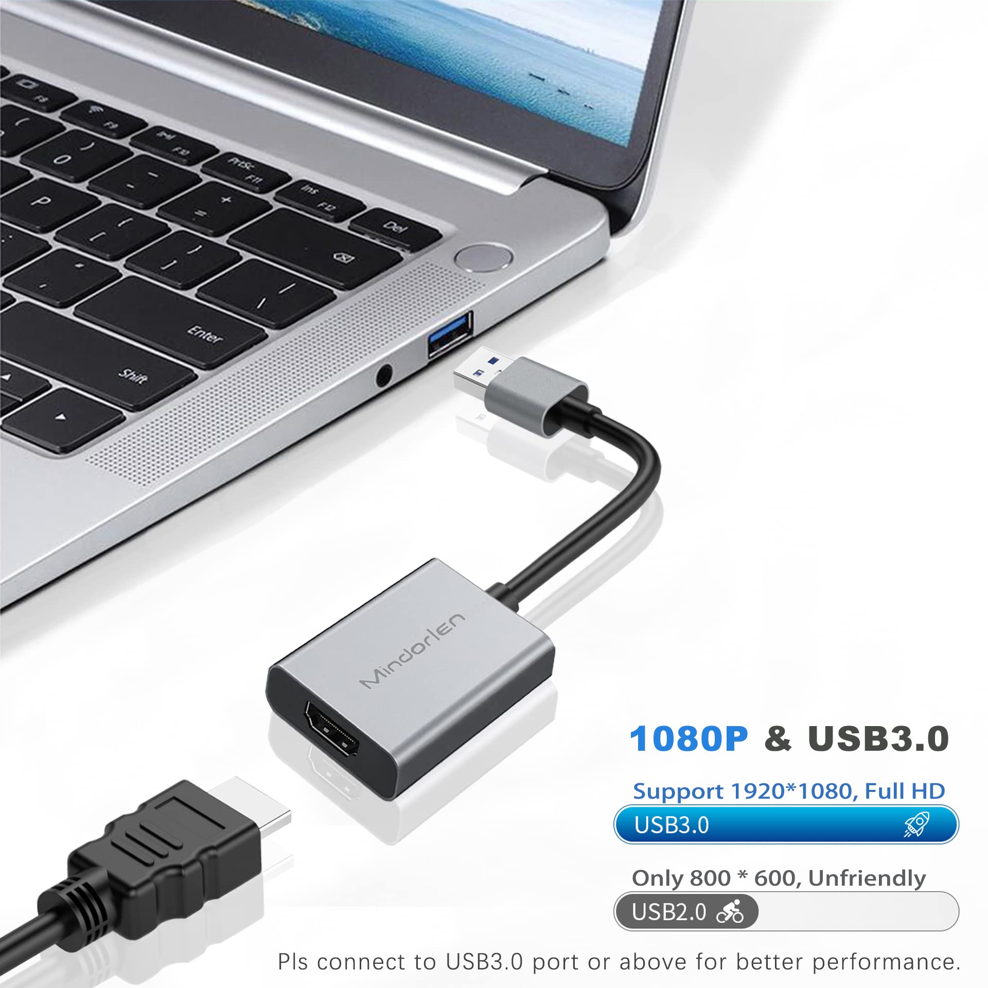 DELL ノートPC HDMI USB 3.0搭載 Amazon.co.jp: Mindorlen USB - HDMIアダプター モニターWindows